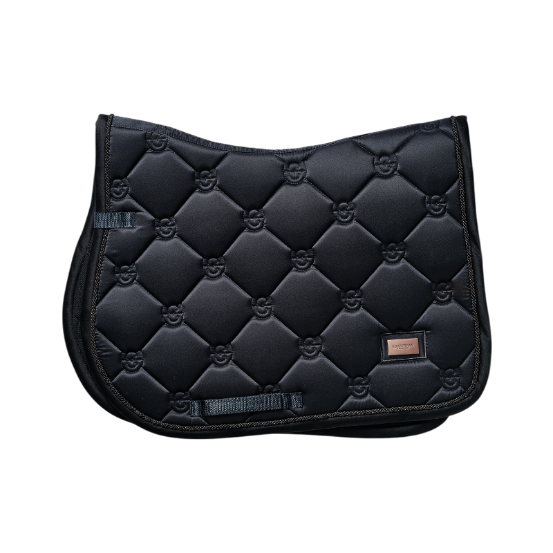 Equestrian Stockholm - Tapis de selle Dark Ocean marine | - Ohlala