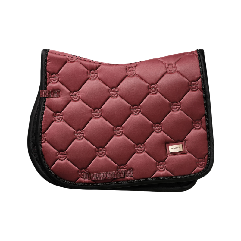 Equestrian Stockholm - Tapis de selle Soft rouge | - Ohlala