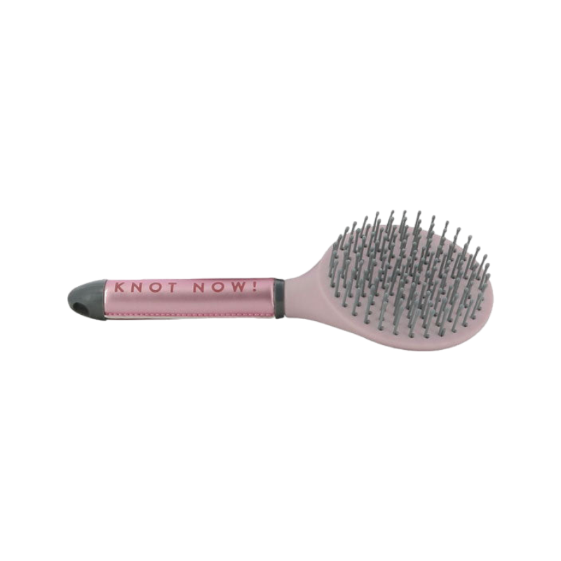 Equithème - Brosse à crinière édition limitée Je t'aime rose | - Ohlala