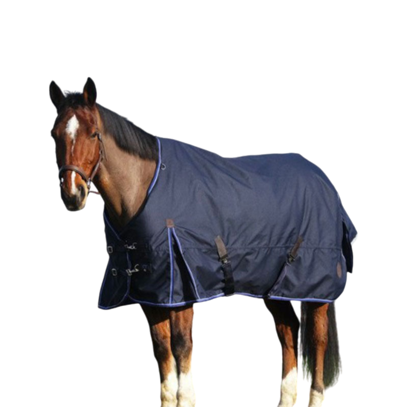 Equithème - Couverture d'extérieur Classic 1200D marine 100g | - Ohlala
