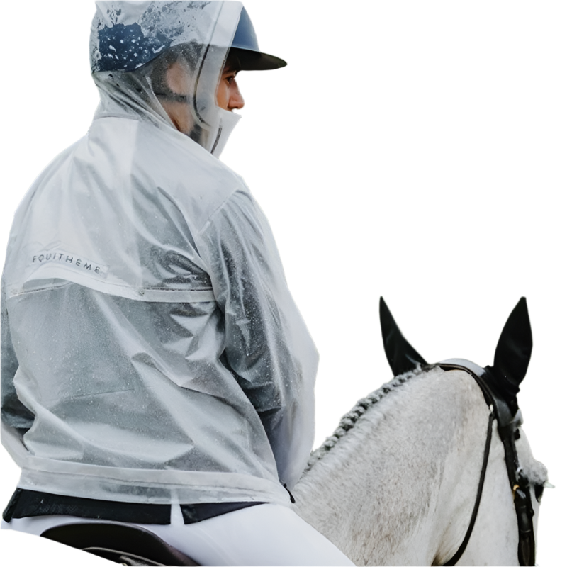 Equithème - Veste imperméable Saigon transparente | - Ohlala