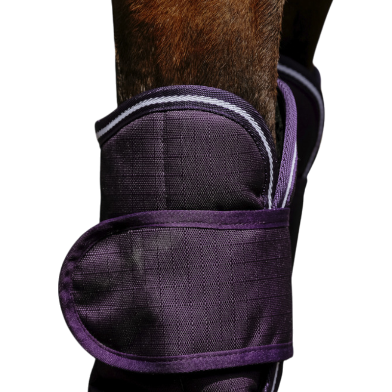 Equithème - Guêtres de transport Tyrex 600D prune | - Ohlala