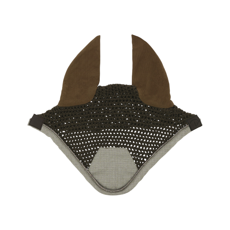 Equithème - Bonnet pour chevaux Chic marron | - Ohlala