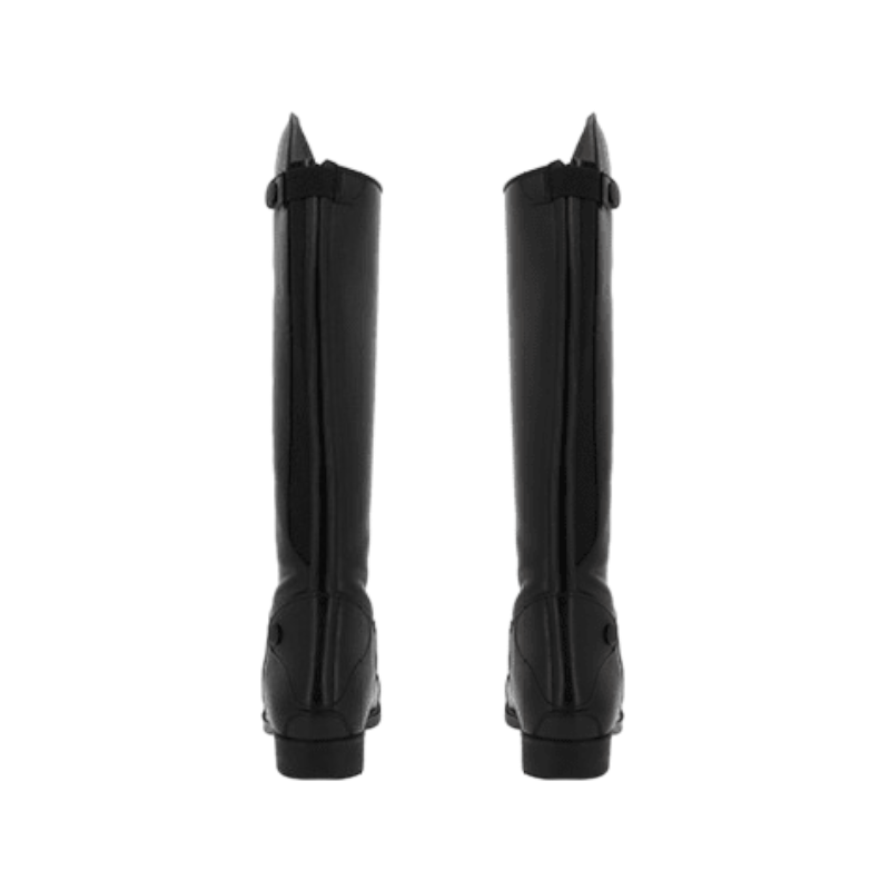 Equithème - Bottes enfant sans lacets noir | - Ohlala