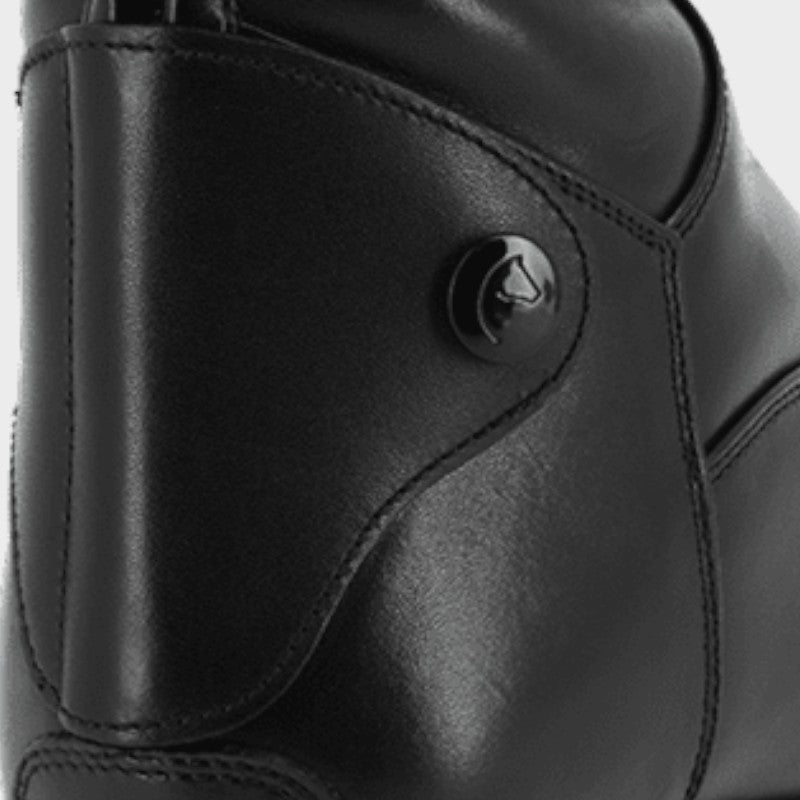 Equithème - Bottes enfant sans lacets noir | - Ohlala