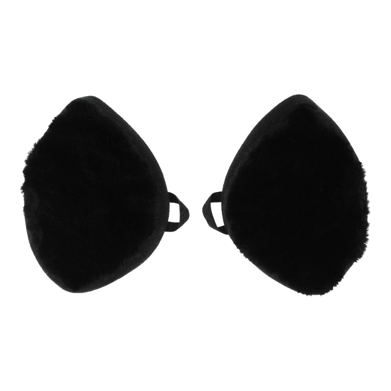 Equithème - Cache-oreilles JTM pour casque noir/ strass