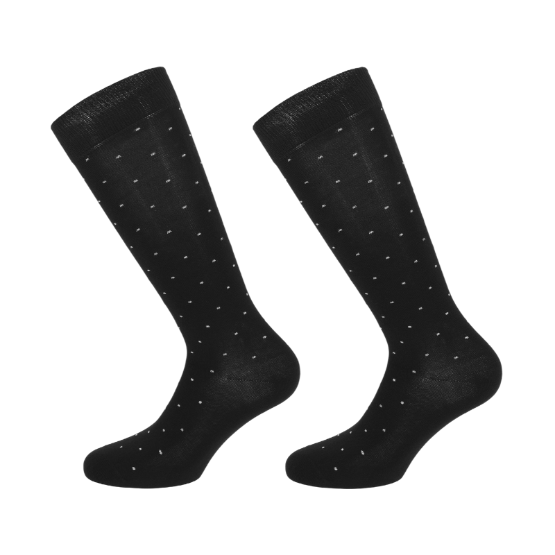 Equithème - Chaussettes d'équitation Peas noir (x1) | - Ohlala
