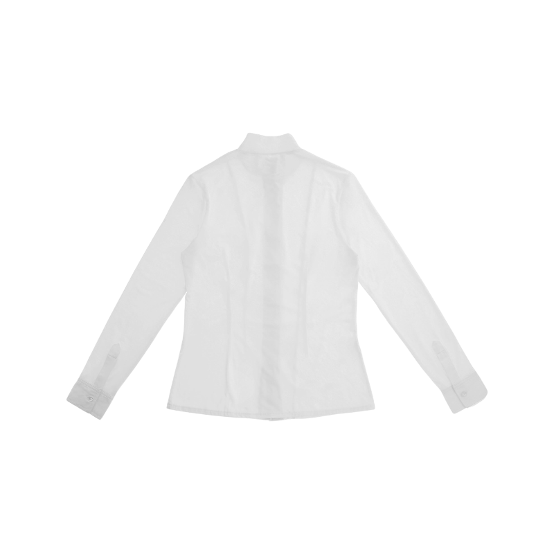 Equithème - Chemise manches longues femme Julie blanc | - Ohlala