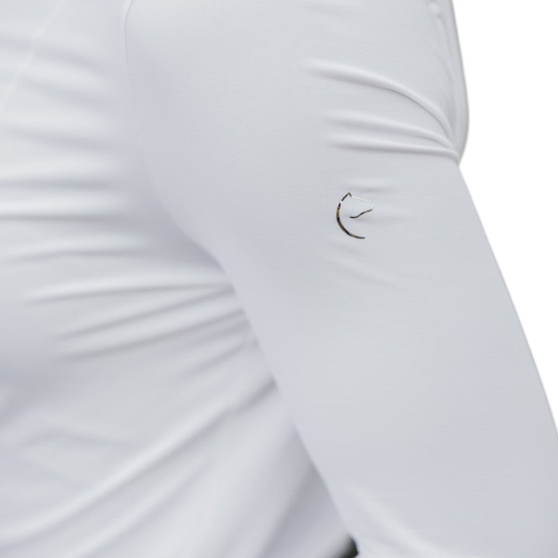 Equithème - Chemise manches longues femme Julie blanc | - Ohlala