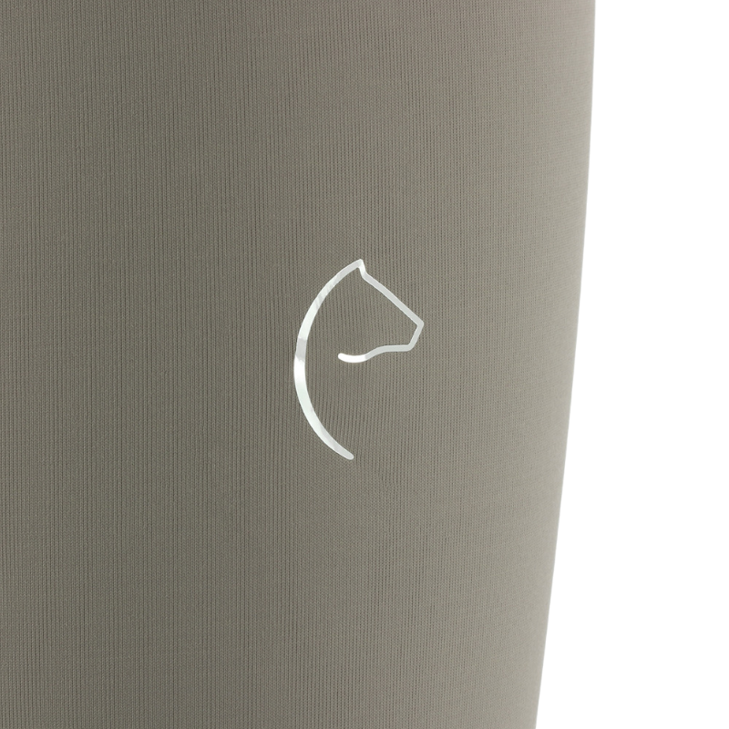 Equithème - Chemise manches longues femme Julie taupe | - Ohlala