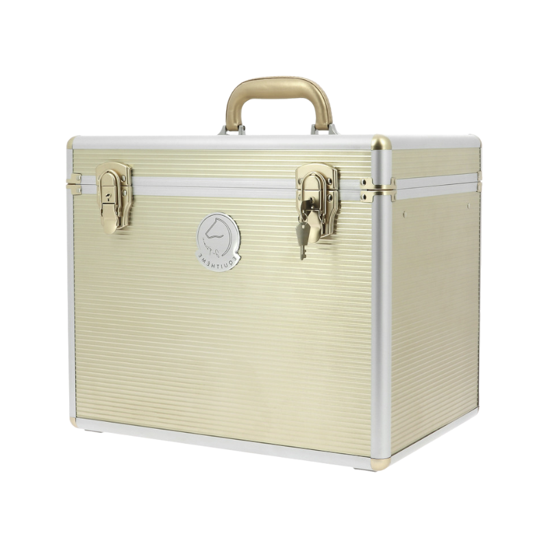 Equithème - Coffre de pansage Je t'aime amande | - Ohlala