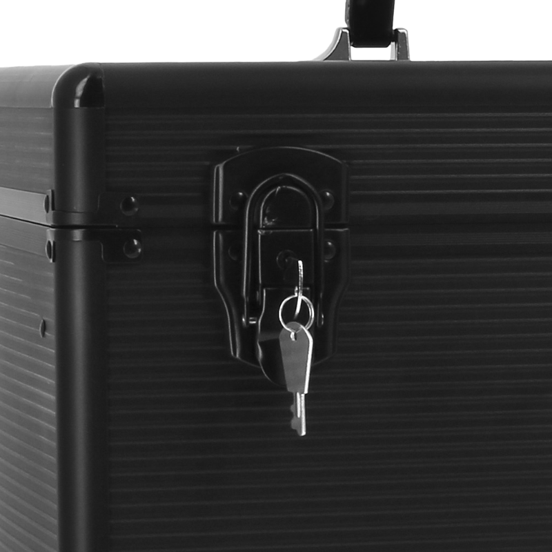 Equithème - Coffre de pansage Je t'aime noir | - Ohlala