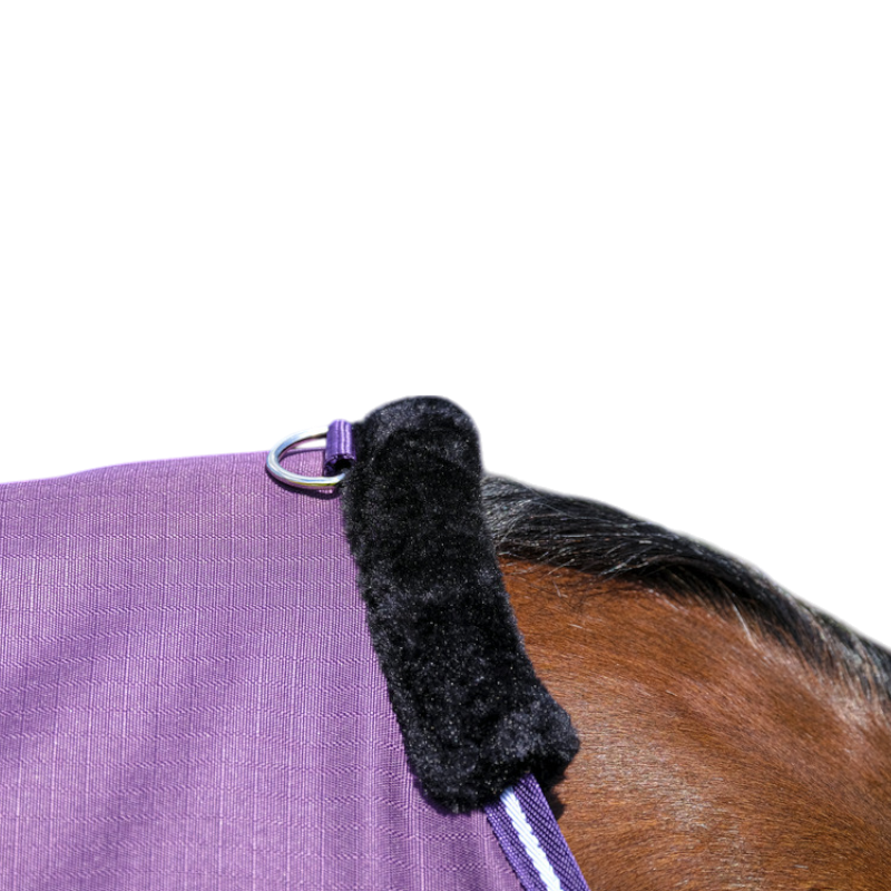 Equithème - Couverture Tyrex Aisance 600D prune 50g | - Ohlala