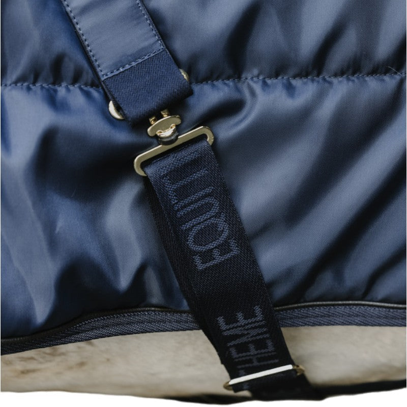 Equithème - Couverture d'écurie Confortech marine 200g | - Ohlala