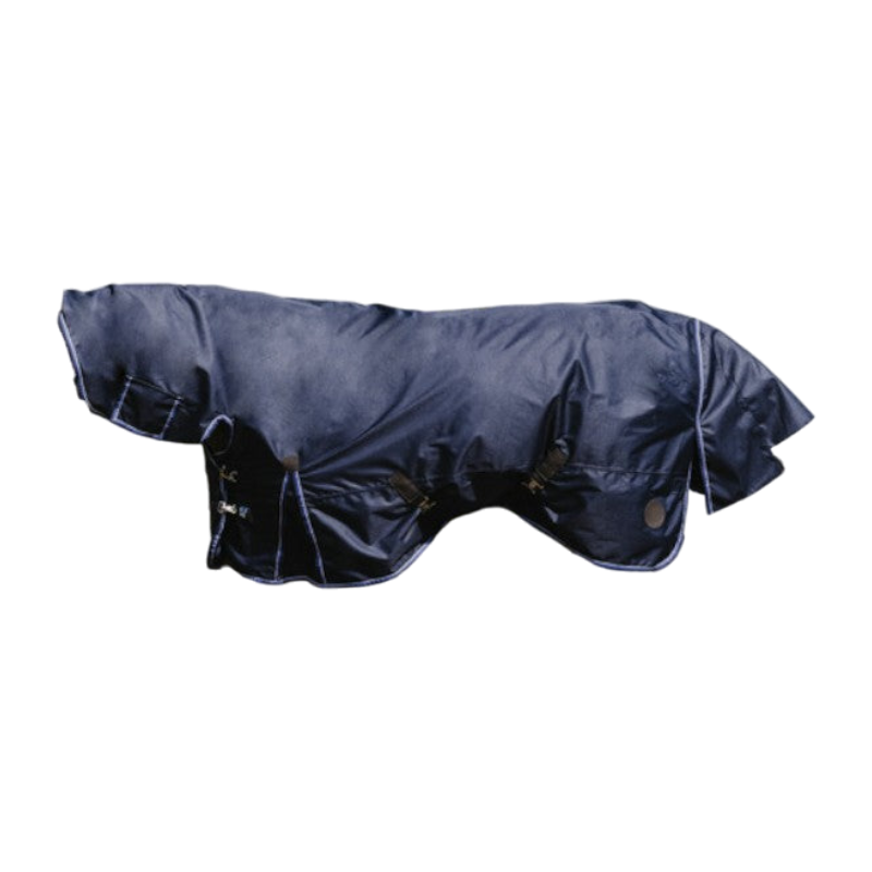 Equithème - Couverture d'extérieur Classic 1200D Combo marine 300g | - Ohlala