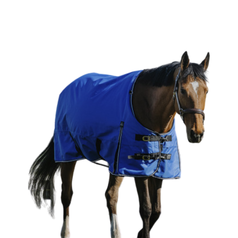 Equithème - Couverture d'extérieur Tyrex Aisance 1200D 150g bleu roi | - Ohlala