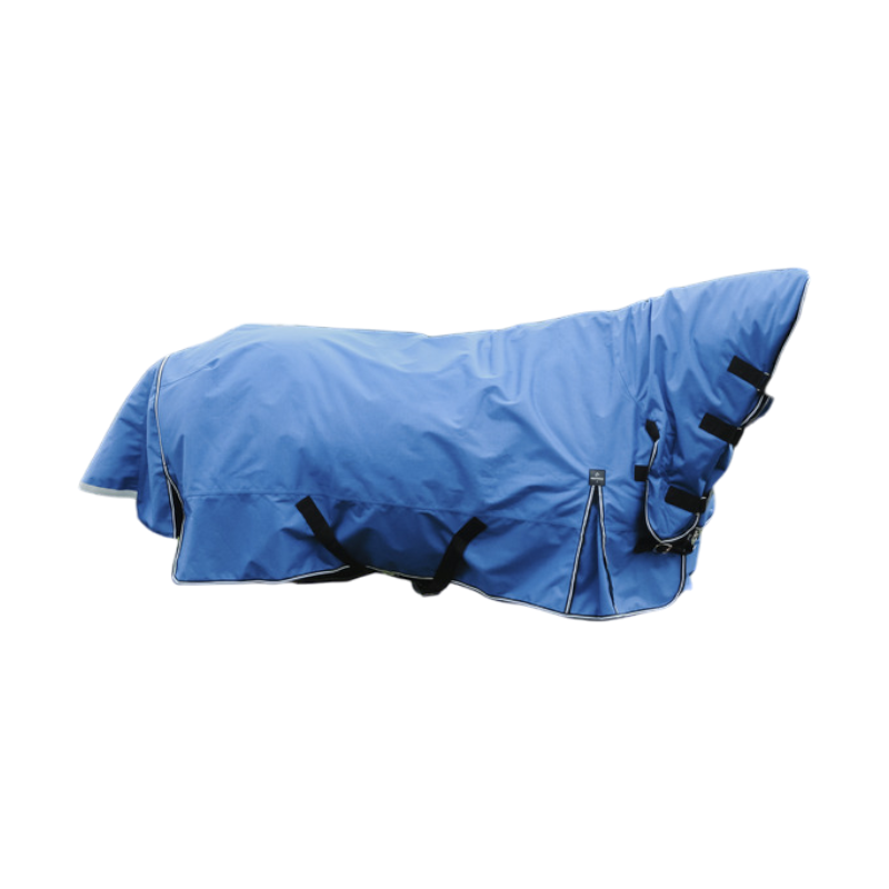 Equithème - Couverture d'extérieur Tyrex Aisance 1200D Combo bleu roi 300g | - Ohlala