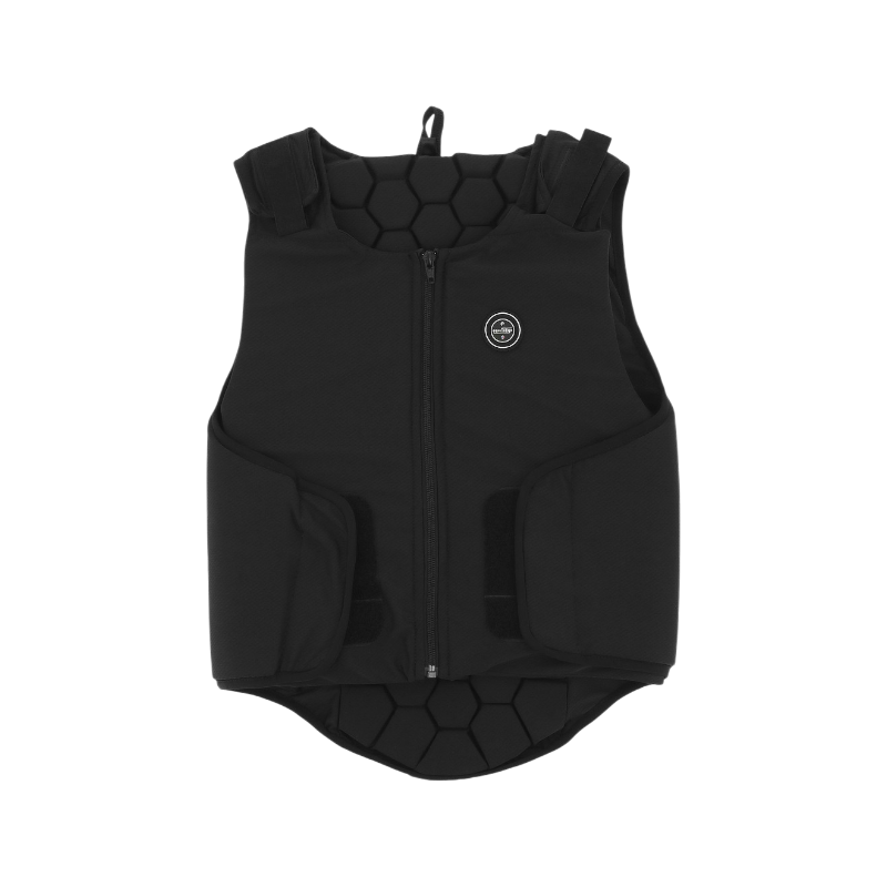 Equithème - Dorsale adulte Hexaflex noir | - Ohlala