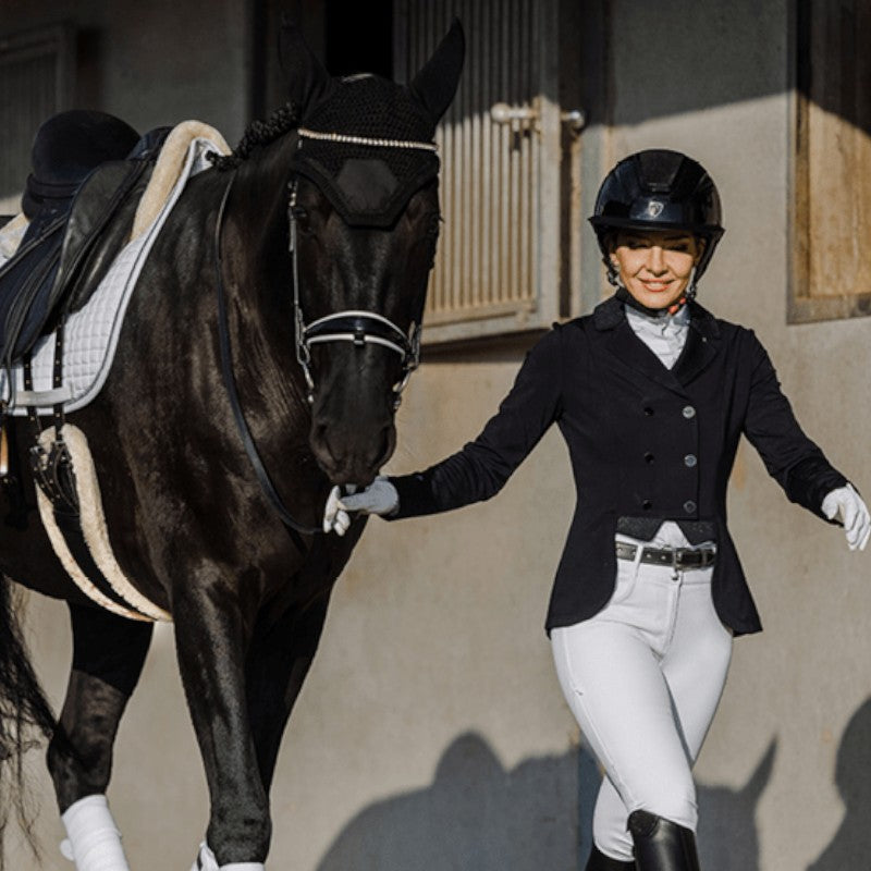 Equithème - Frac de dressage femme Munich noir | - Ohlala