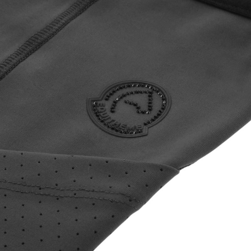 Equithème - Legging d'équitation femme Iris Je t'aime gris foncé | - Ohlala