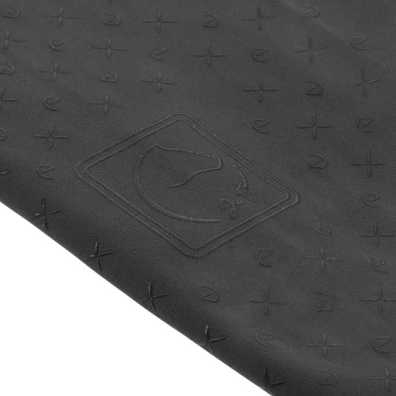 Equithème - Legging d'équitation femme Iris Je t'aime gris foncé | - Ohlala