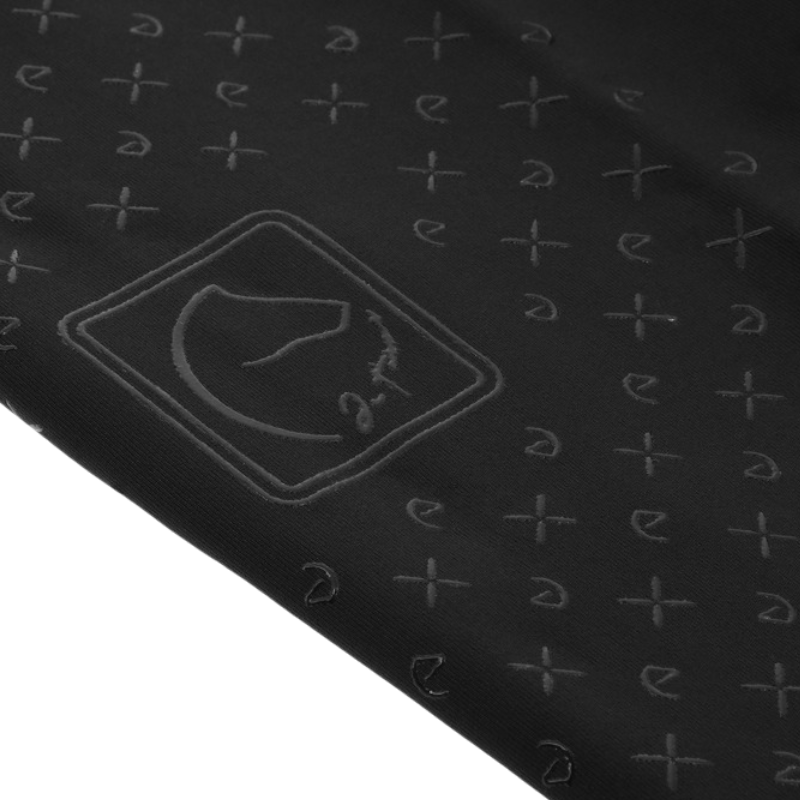 Equithème - Legging d'équitation femme Iris Je t'aime noir | - Ohlala