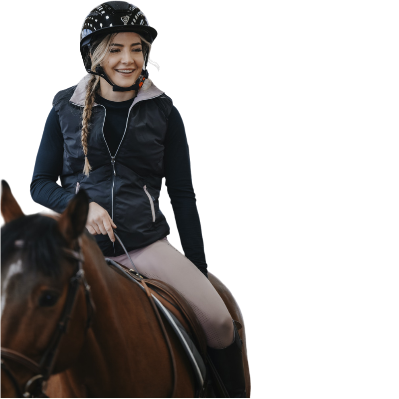 Equithème - Legging Je t'aime femme Flora vieux rose | - Ohlala