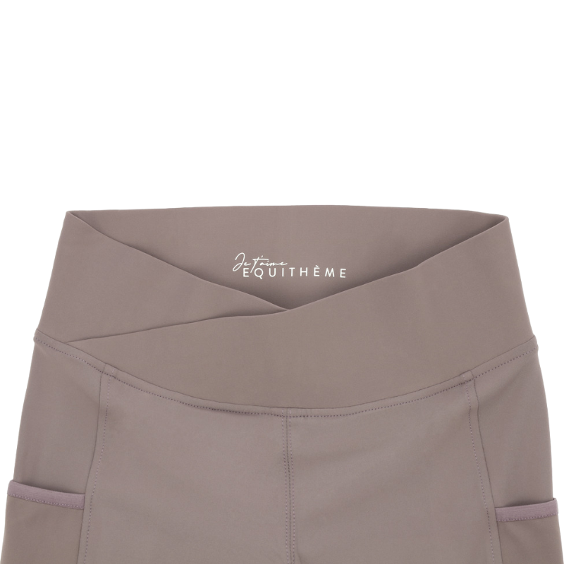 Equithème - Legging Je t'aime femme Flora vieux rose | - Ohlala