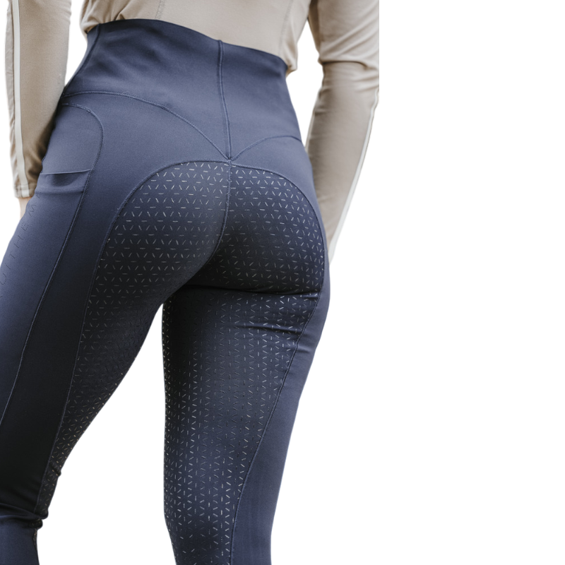 Equithème - Legging d'équitation femme Joyce marine | - Ohlala