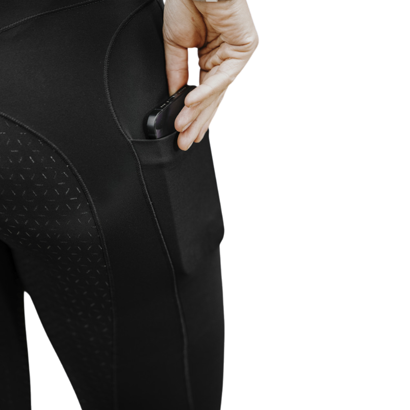 Equithème - Legging d'équitation femme Joyce noir | - Ohlala