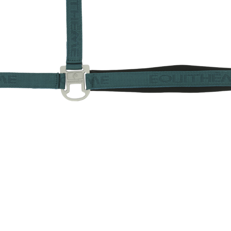 Equithème - Licol Nylon Jacquard bleu canard | - Ohlala