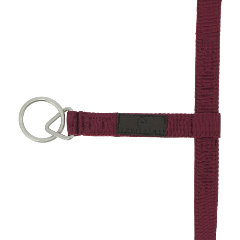 Equithème - Licol Nylon Jacquard bordeaux | - Ohlala