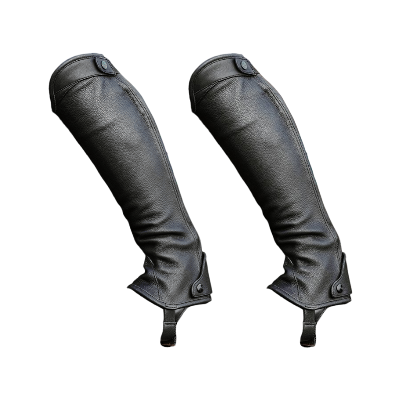 Equithème - Mini-chaps unisexe Select noir | - Ohlala