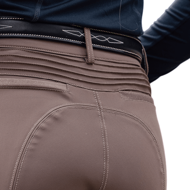 Equithème - Pantalon d'équitation femme Jessie taupe | - Ohlala