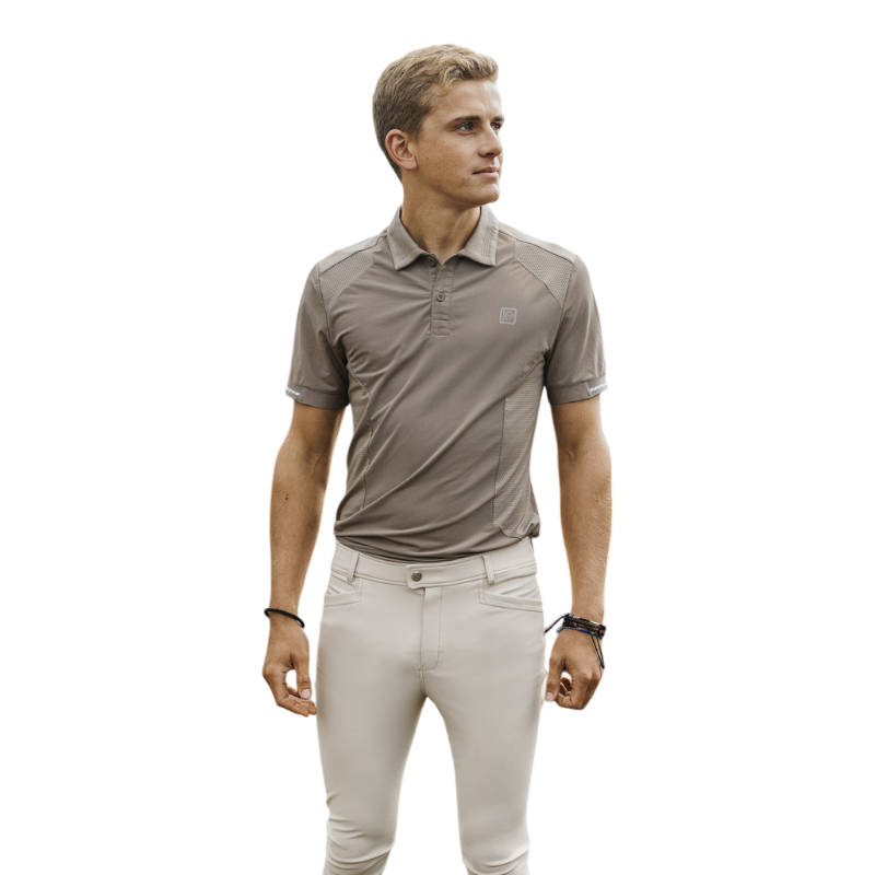 Equithème - Pantalon d'équitation homme Sam beige | - Ohlala