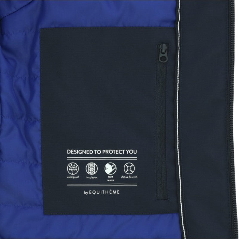 Equithème - Parka femme Maguy marine | - Ohlala