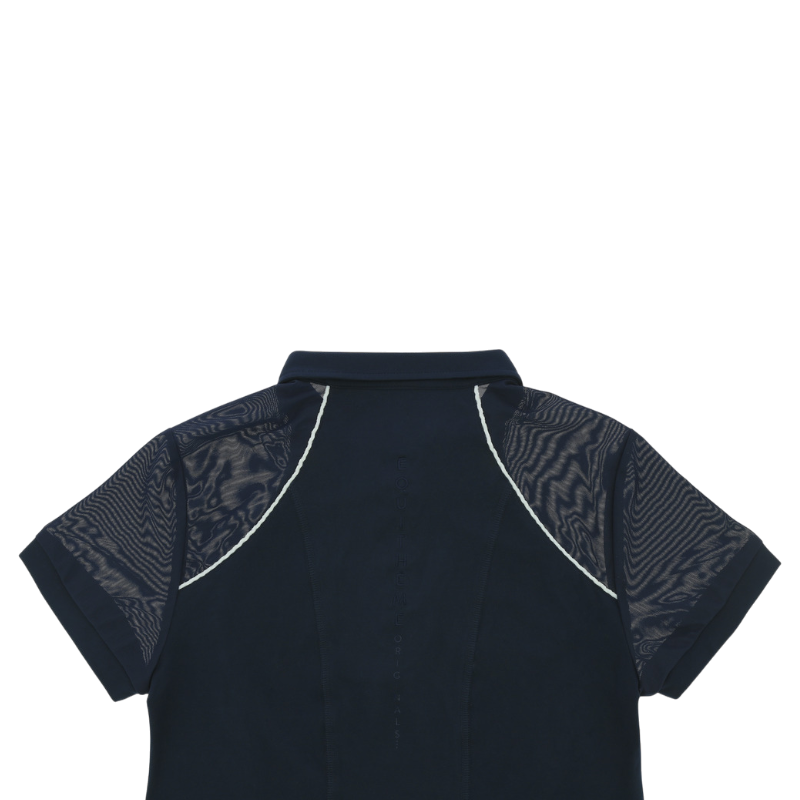 Equithème - Polo manches courtes femme Agathe marine | - Ohlala