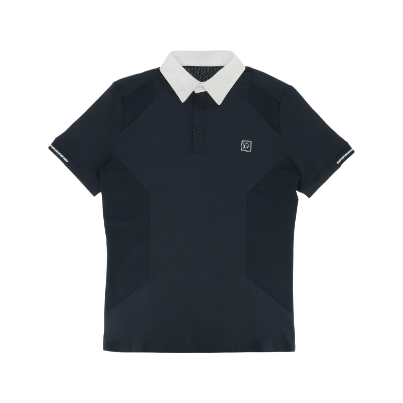 Equithème - Polo manches courtes homme Victor marine | - Ohlala