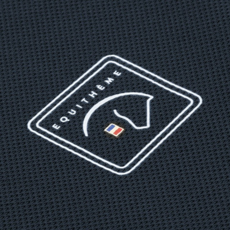 Equithème - Polo manches courtes homme Victor marine | - Ohlala