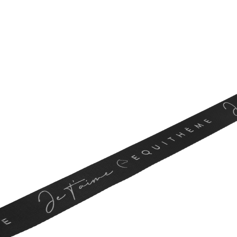 Equithème - Sac Bowling Je t'aime noir | - Ohlala