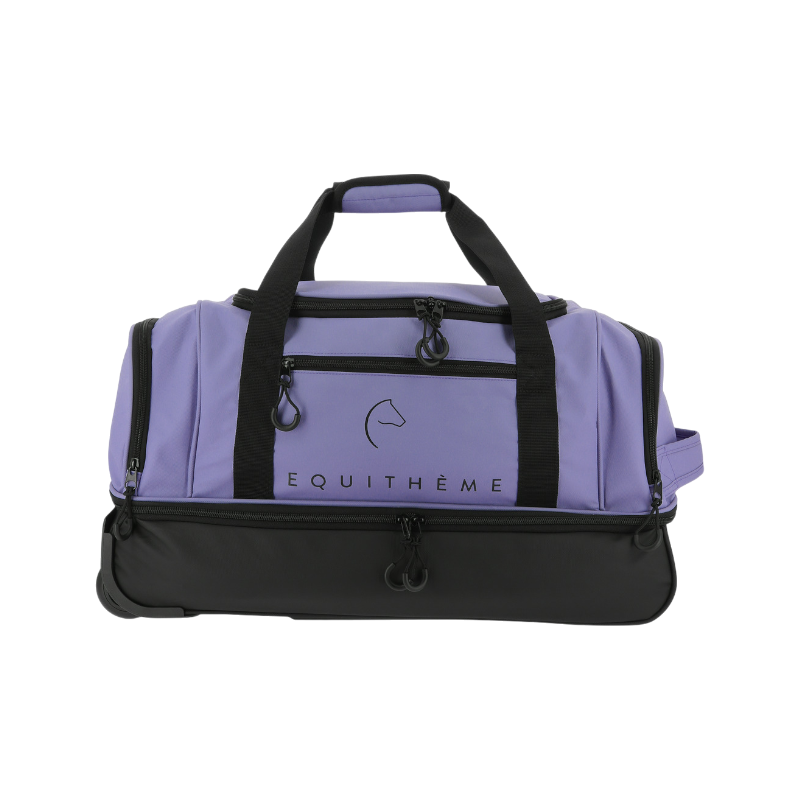 Equithème - Sac à roulettes Urban lilas | - Ohlala