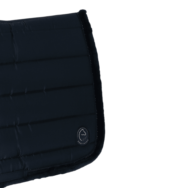 Equithème - Tapis de selle Studio Je t'aime bleu | - Ohlala