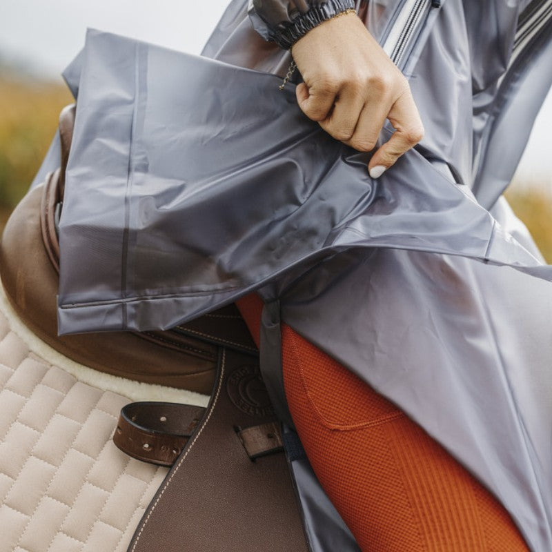 Equithème - Veste imperméable Hanoi gris | - Ohlala