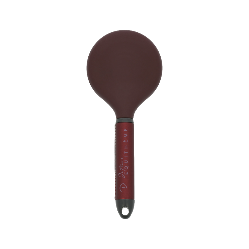 Equithème - Brosse à crins Je t'aime bordeaux | - Ohlala