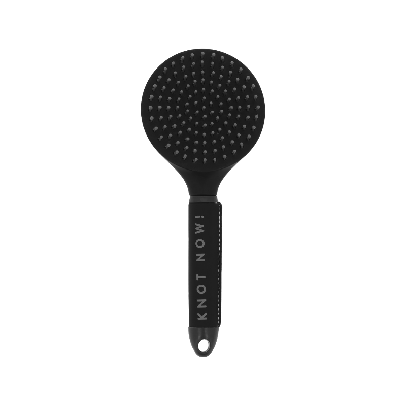 Equithème - Brosse à crins Je t'aime noir | - Ohlala