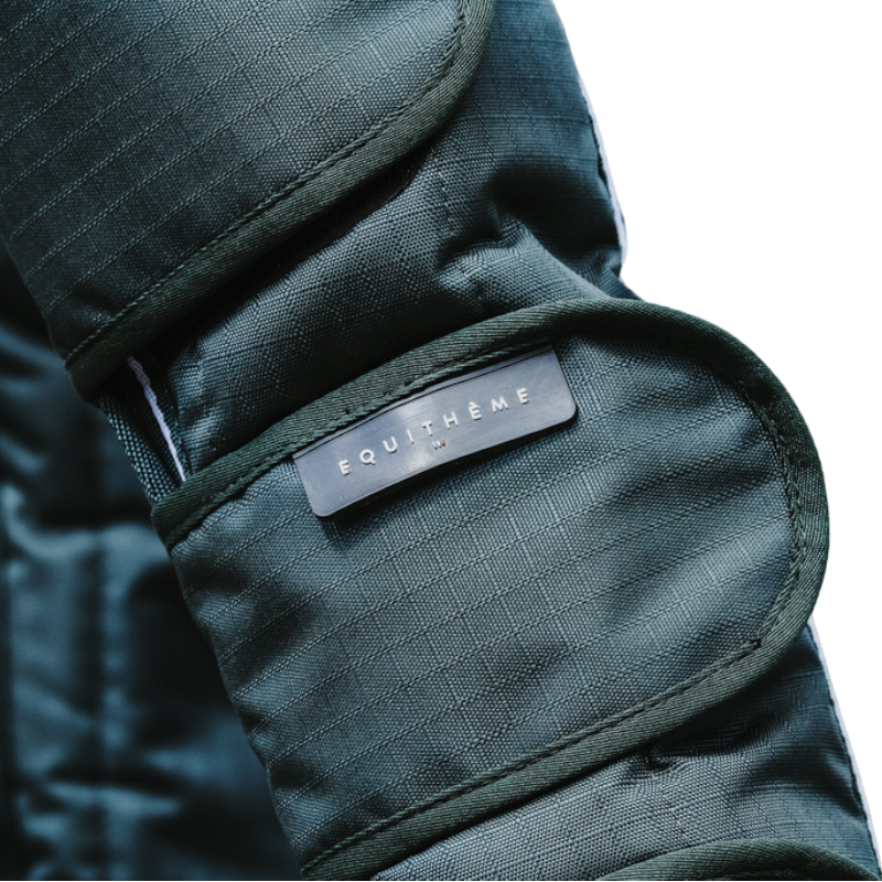 Equithème - Guêtres de transport Tyrex 600D vert | - Ohlala