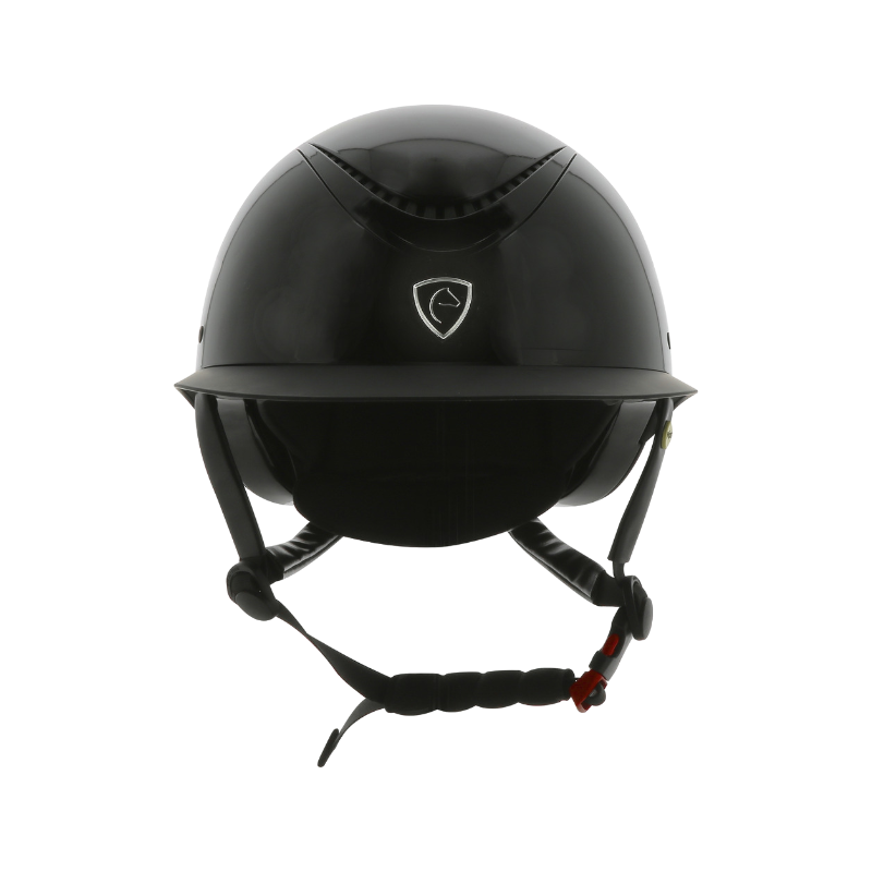 Equithème - Casque Wings noir brillant | - Ohlala