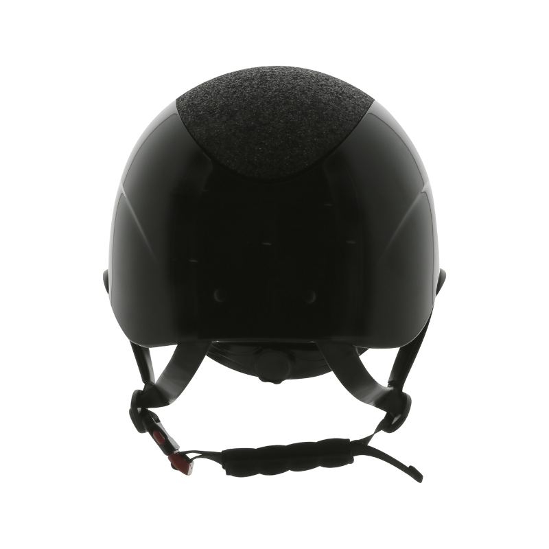 Equithème - Casque Wings noir brillant lamé | - Ohlala