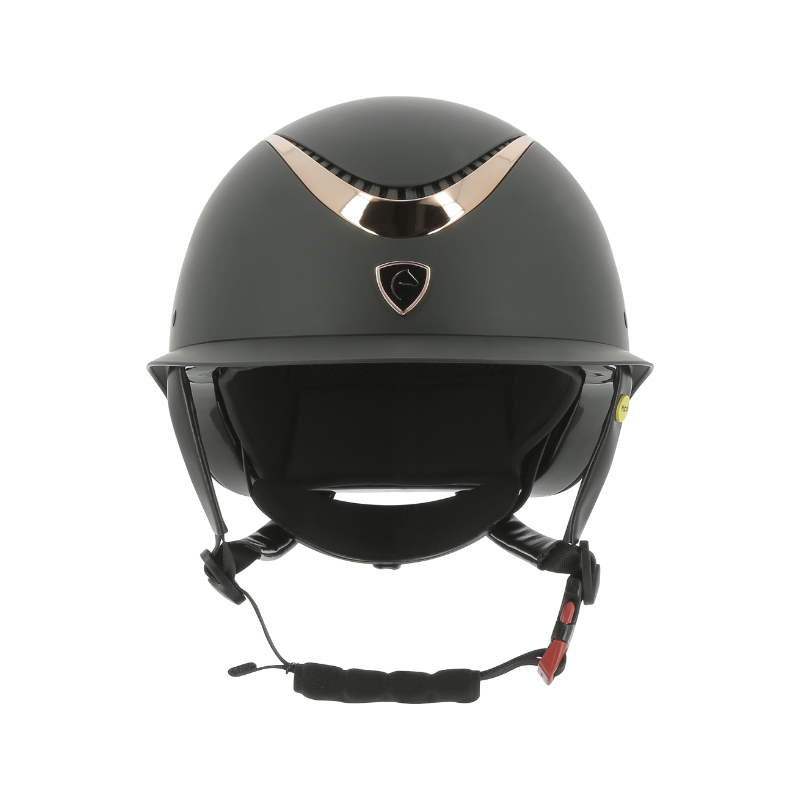 Equithème - Casque Wings rose gold/ noir | - Ohlala