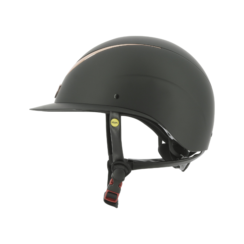 Equithème - Casque Wings rose gold/ noir | - Ohlala